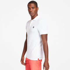 Merrymeeting River Polo Shirt for Men in White Timberland Discount
