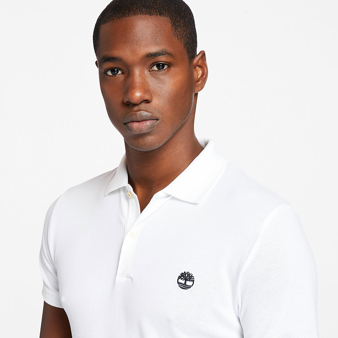 Merrymeeting River Polo Shirt for Men in White Timberland Discount