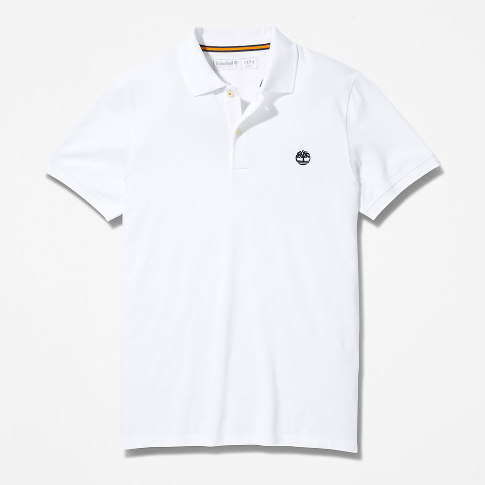 Merrymeeting River Polo Shirt for Men in White Timberland Discount