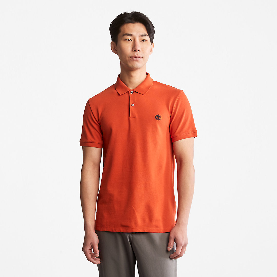 Merrymeeting River Polo Shirt for Men in Orange Timberland Discount