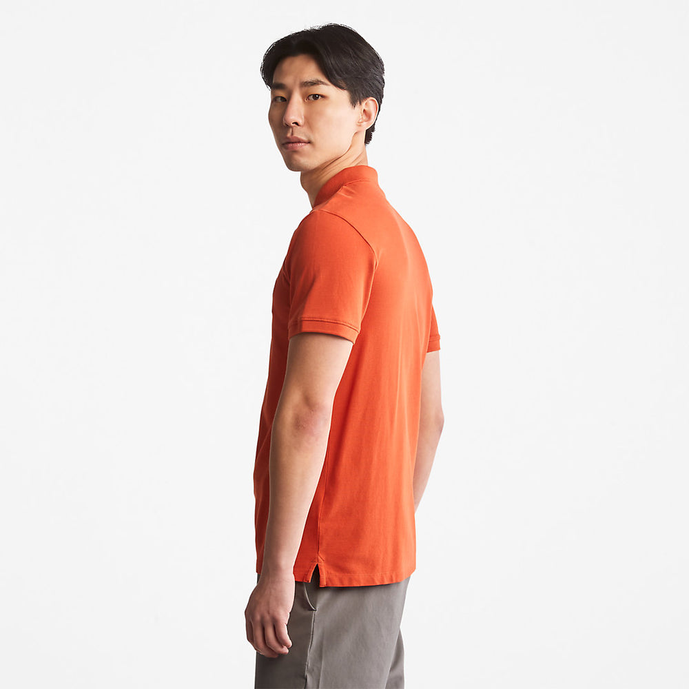 Merrymeeting River Polo Shirt for Men in Orange Timberland Discount
