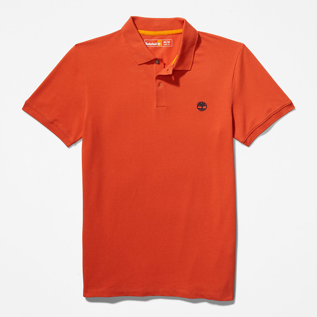 Merrymeeting River Polo Shirt for Men in Orange Timberland Discount