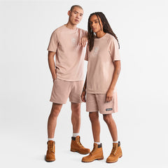 Stacked Logo T-shirt for All Gender in Light Pink Timberland Online