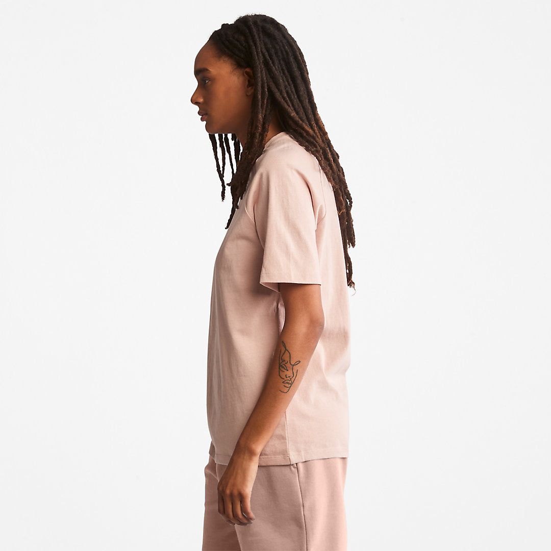 Stacked Logo T-shirt for All Gender in Light Pink Timberland Online