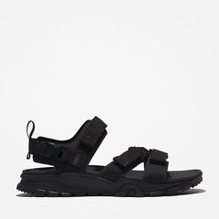Garrison Trail Webbing-strap Sandal for Men in Monochrome Black Timberland Discount