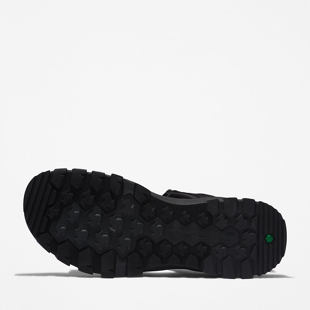 Garrison Trail Webbing-strap Sandal for Men in Monochrome Black Timberland Discount