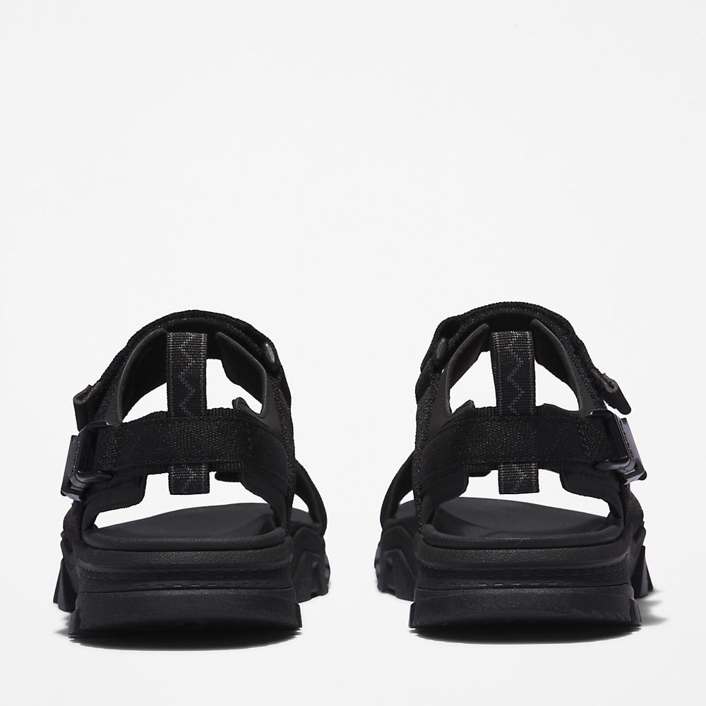 Garrison Trail Webbing-strap Sandal for Men in Monochrome Black Timberland Discount