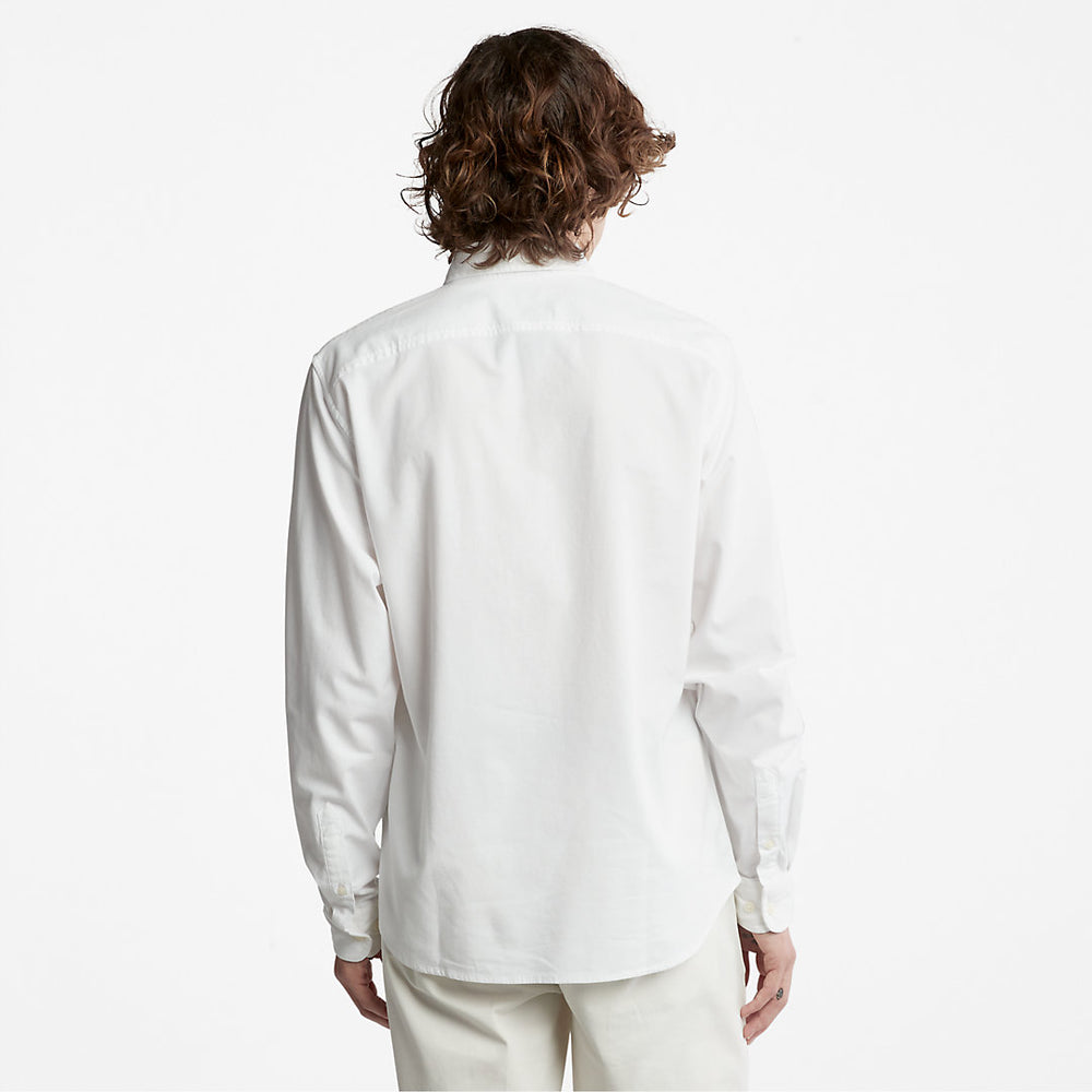 Pleasant River Slim Oxford Shirt for Men in White Timberland Discount