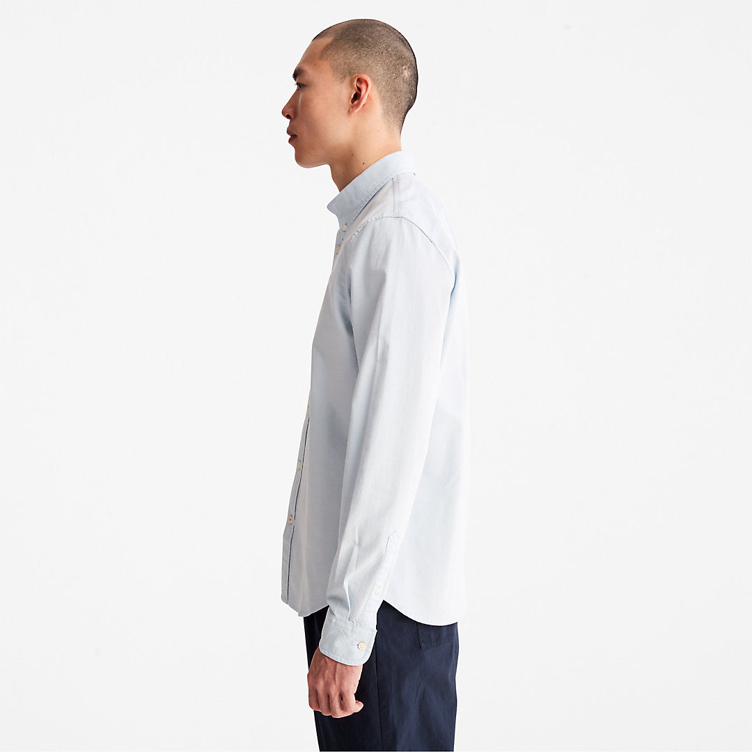 Pleasant River Slim Oxford Shirt for Men in Light Blue Timberland Online