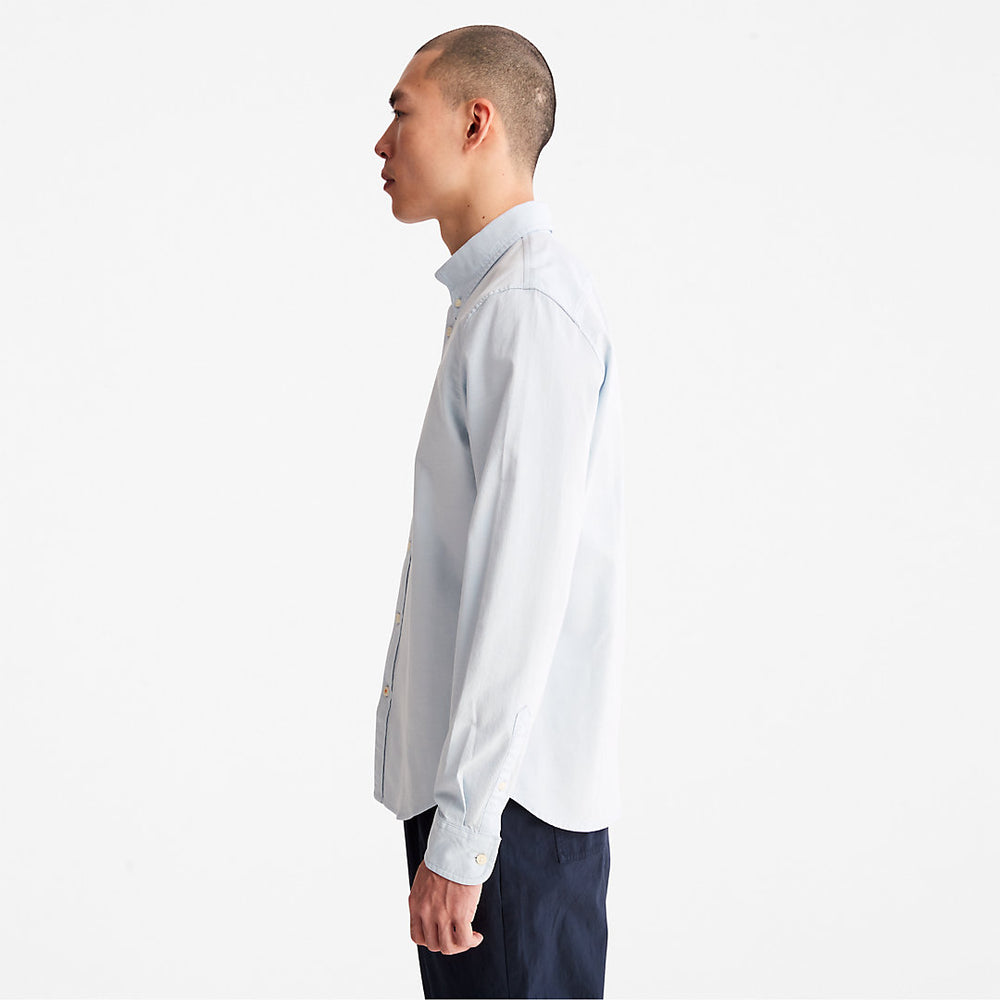 Pleasant River Slim Oxford Shirt for Men in Light Blue Timberland Online