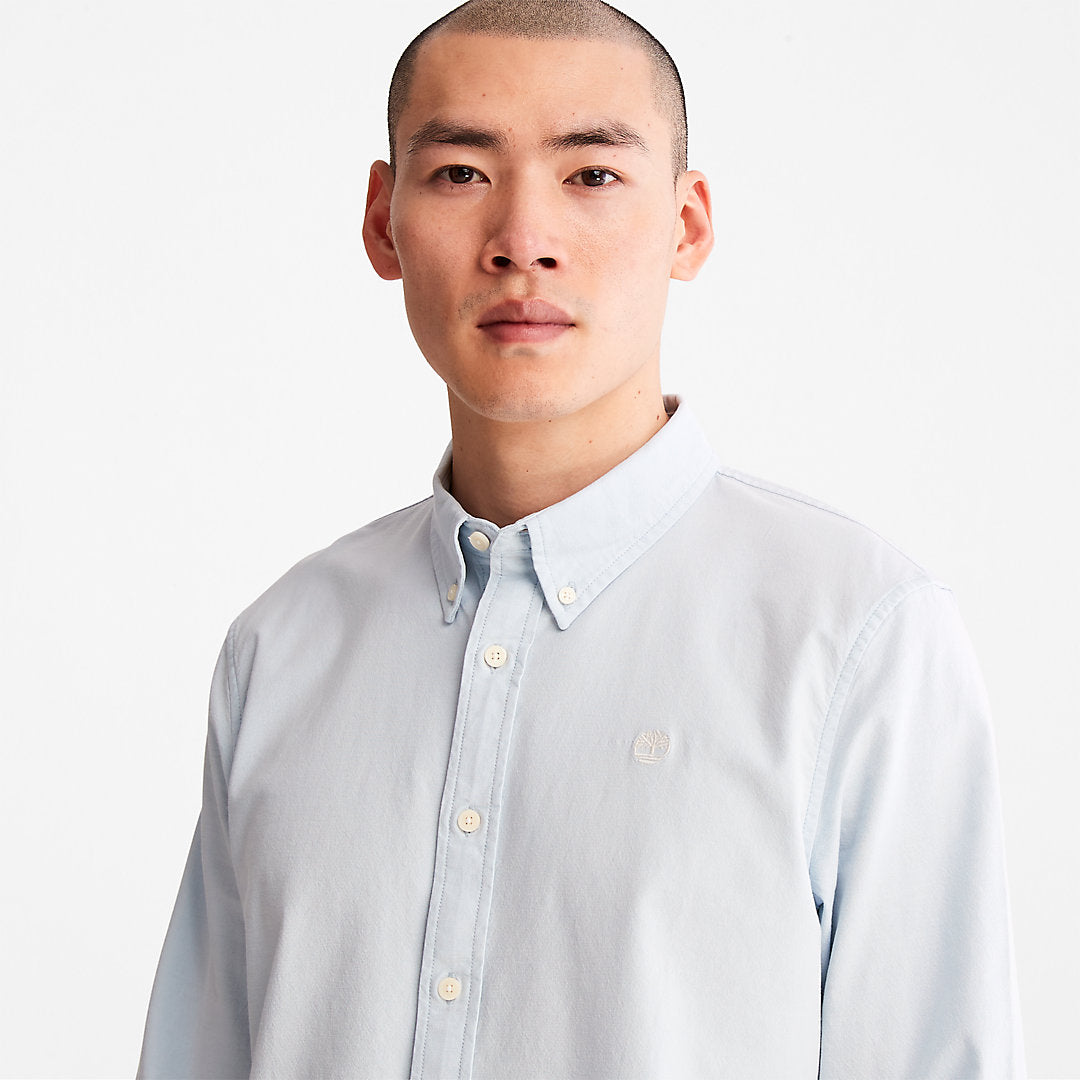 Pleasant River Slim Oxford Shirt for Men in Light Blue Timberland Online