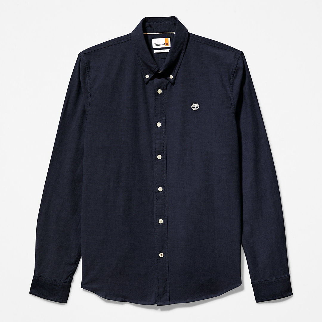 Pleasant River Slim Oxford Shirt for Men in Navy Timberland For Sale