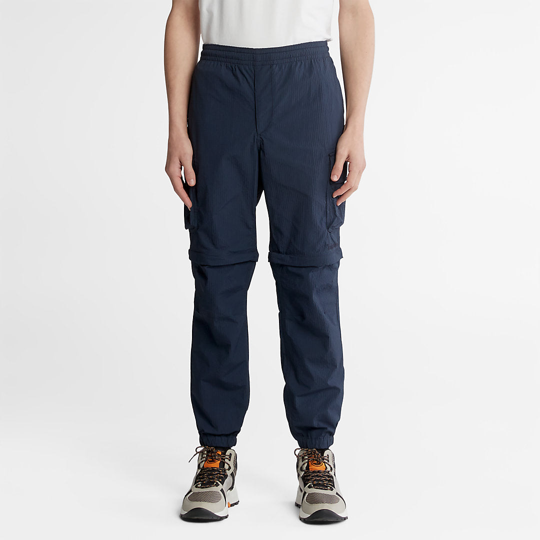 Convertible Trousers for Men in Navy Timberland Outlet