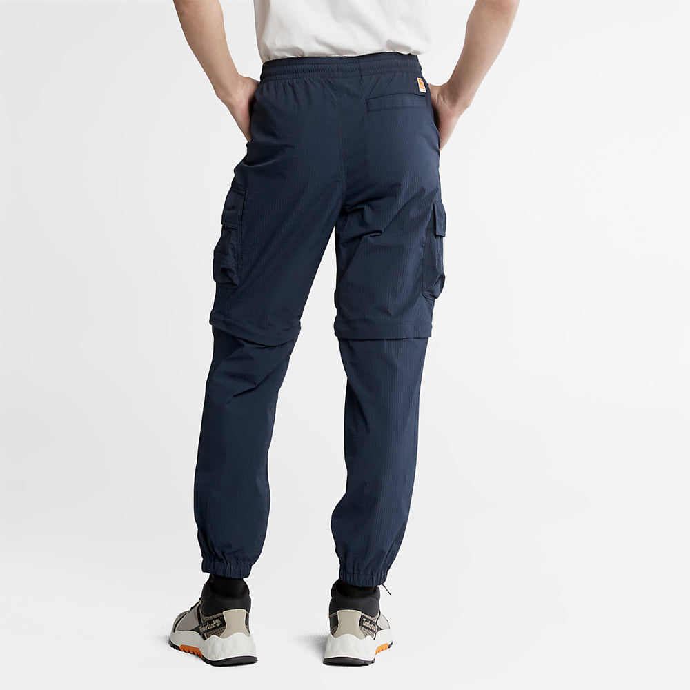 Convertible Trousers for Men in Navy Timberland Outlet