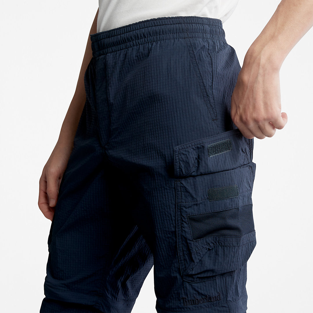 Convertible Trousers for Men in Navy Timberland Outlet
