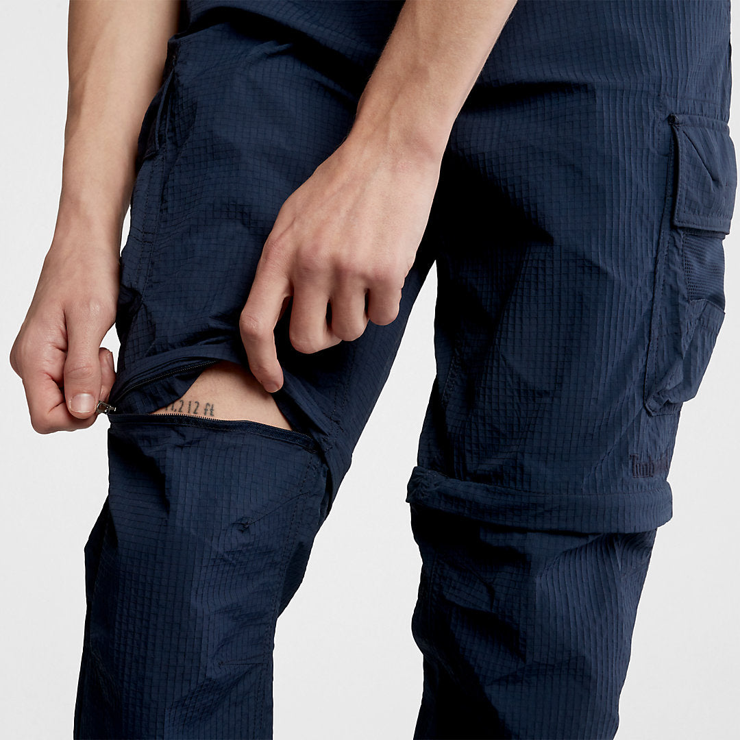 Convertible Trousers for Men in Navy Timberland Outlet