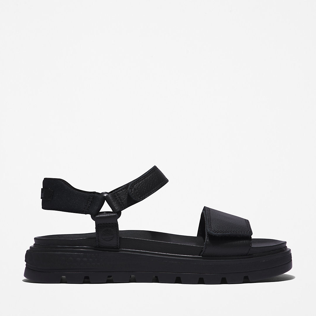 Ray City Ankle Strap Sandal for Women in Black Timberland Sale