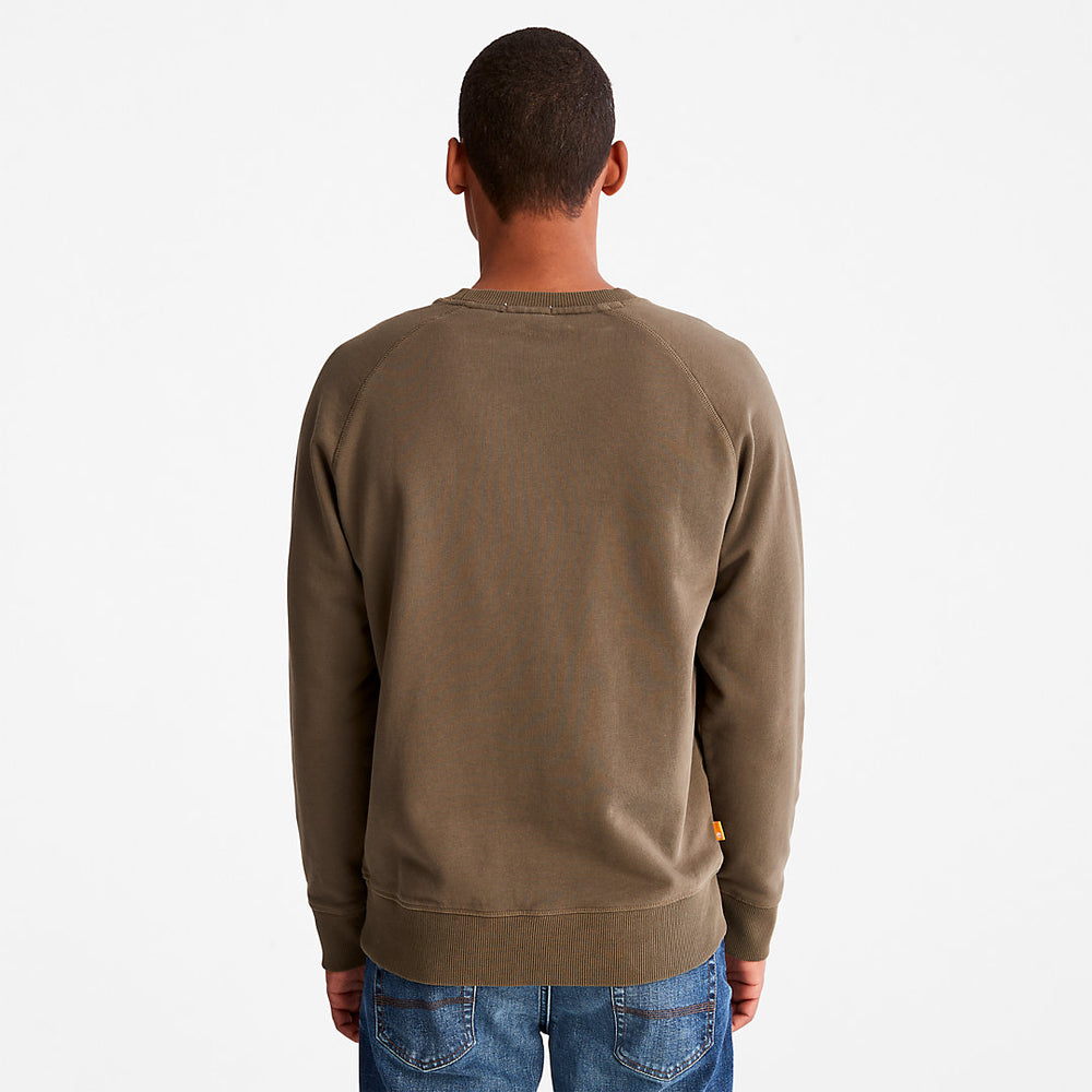 Exeter River Sweatshirt for Men in Dark Green Timberland Outlet