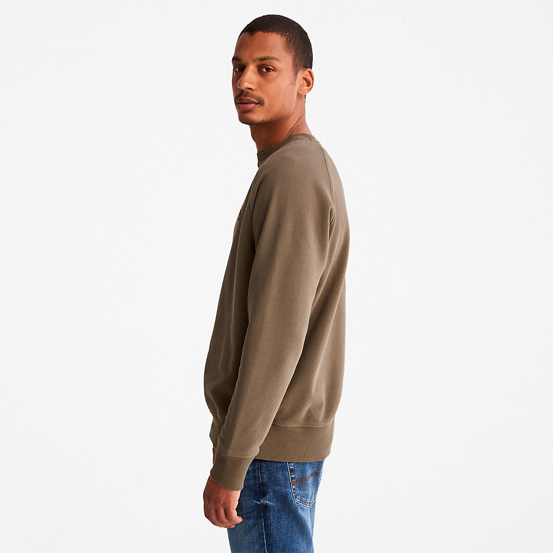 Exeter River Sweatshirt for Men in Dark Green Timberland Outlet