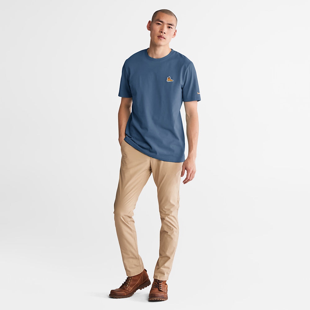 Boot-Logo T-Shirt for Men in Navy Timberland Online