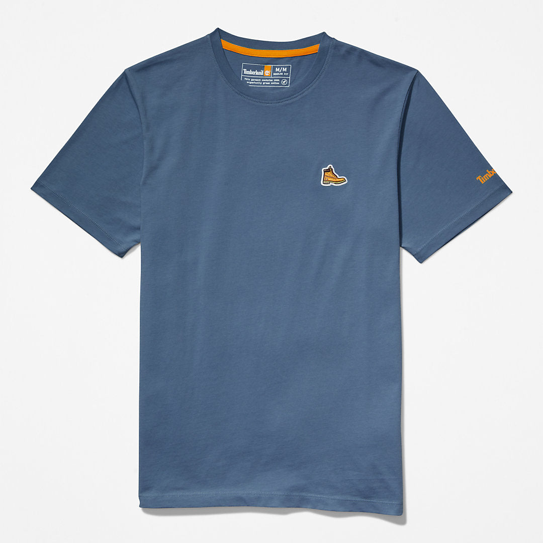 Boot-Logo T-Shirt for Men in Navy Timberland Online