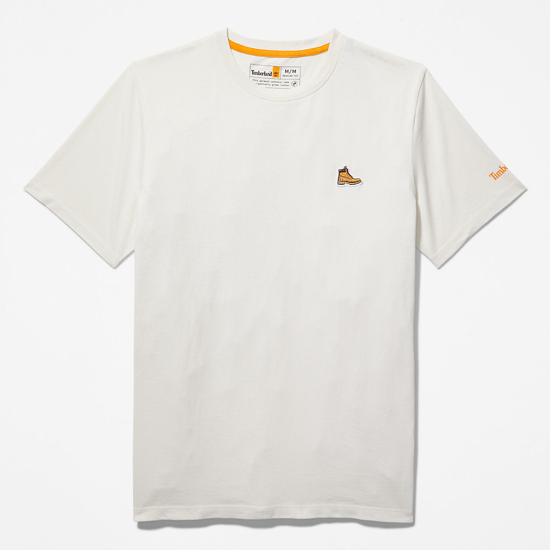 Boot-Logo T-Shirt for Men in White Timberland Sale