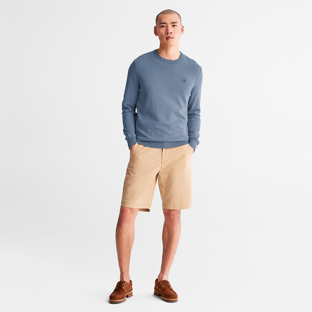 Garment-Dyed Sweatshirt for Men in Navy Timberland US