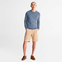 Garment-Dyed Sweatshirt for Men in Navy Timberland US