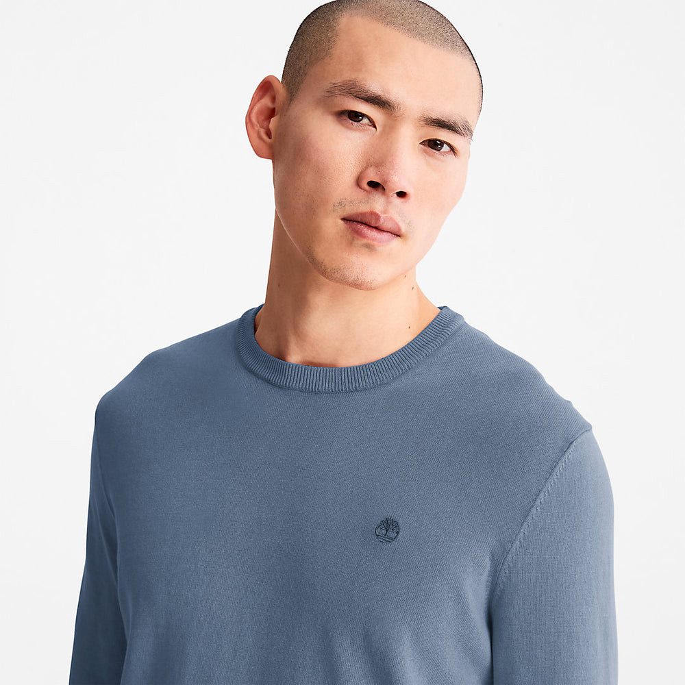 Garment-Dyed Sweatshirt for Men in Navy Timberland US