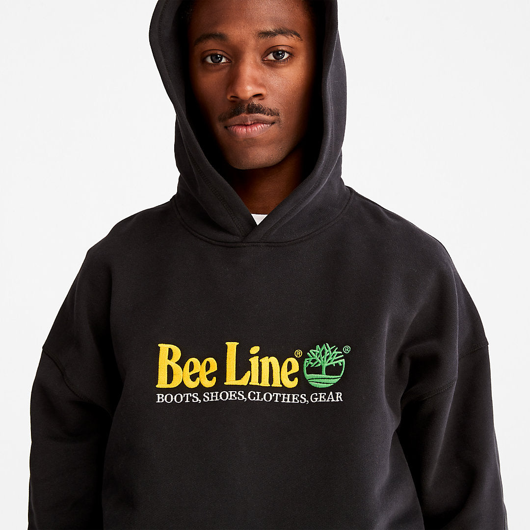 Bee Line x Timberland® Logo Hoodie in Black Timberland Discount