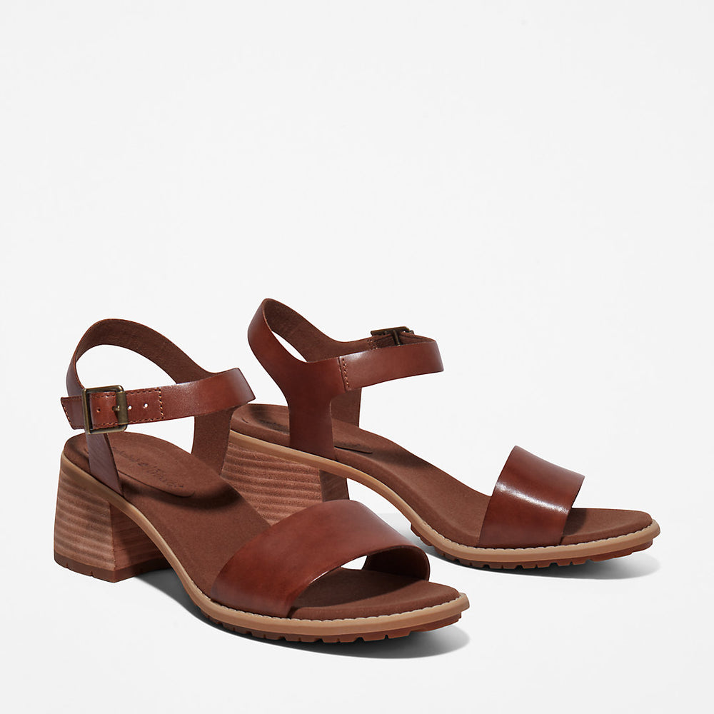 Laguna Shore Sandal for Women in Brown Timberland On Sale