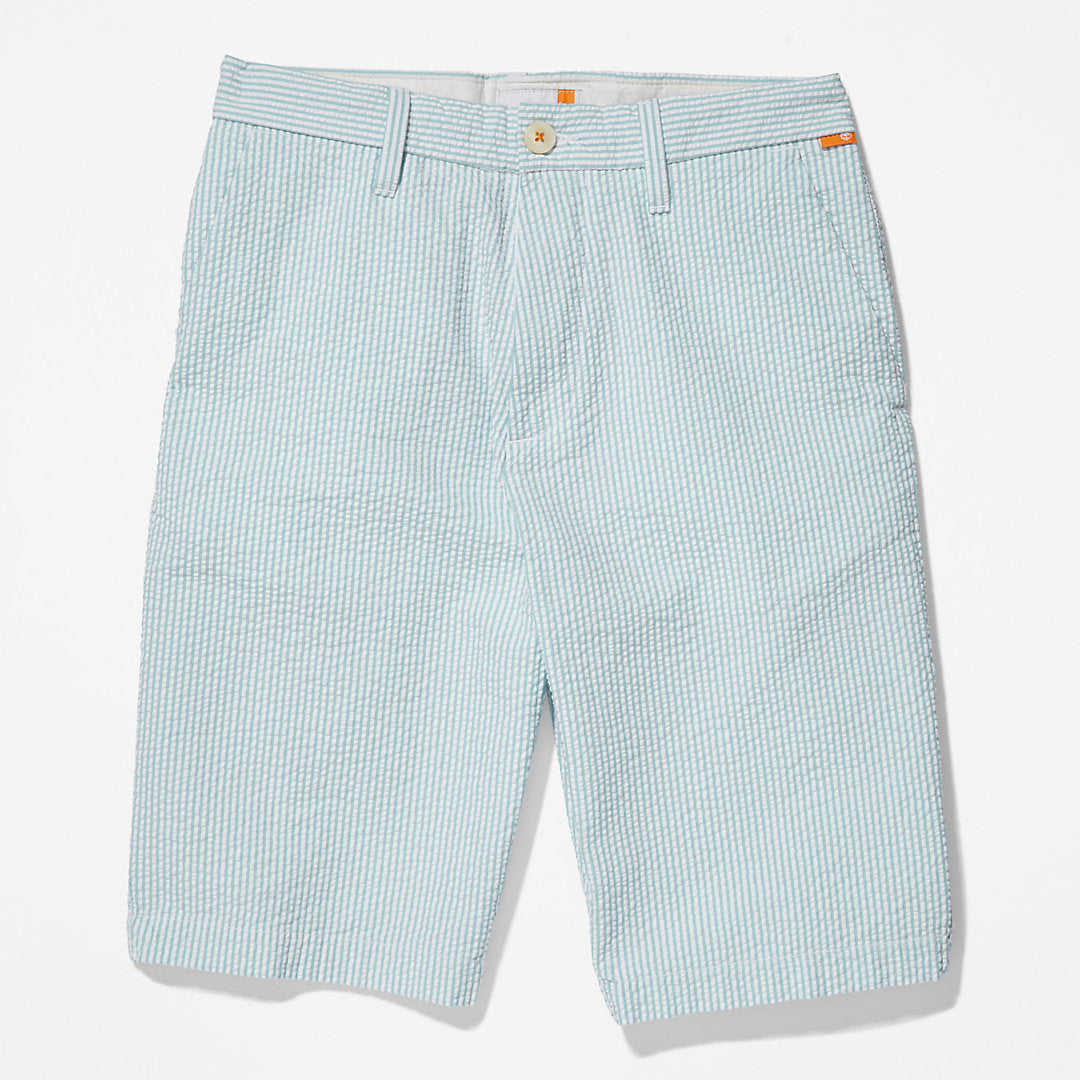 Seersucker Shorts for Men in Blue Timberland Outlet