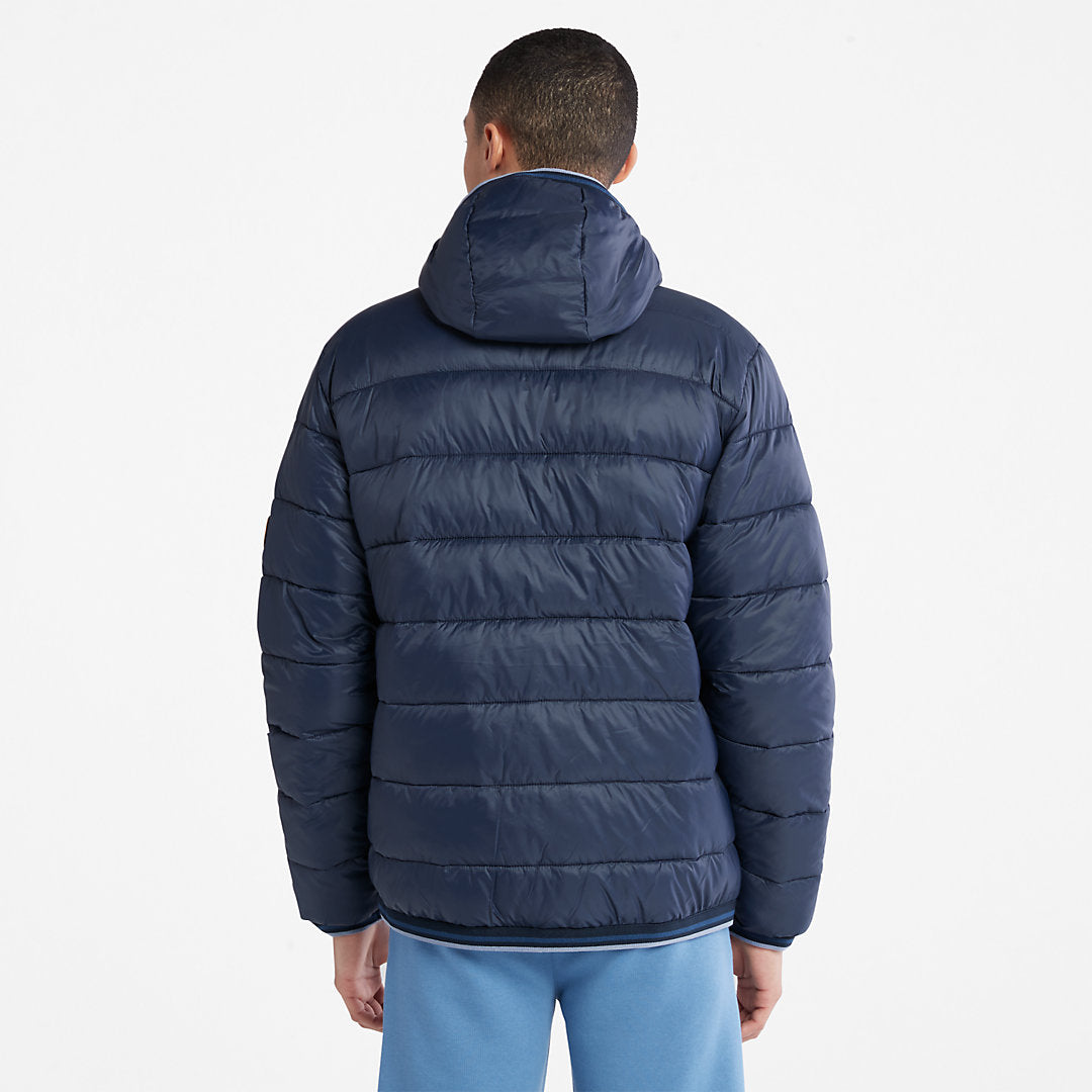 Garfield Hooded Puffer Jacket for Men in Navy Timberland US