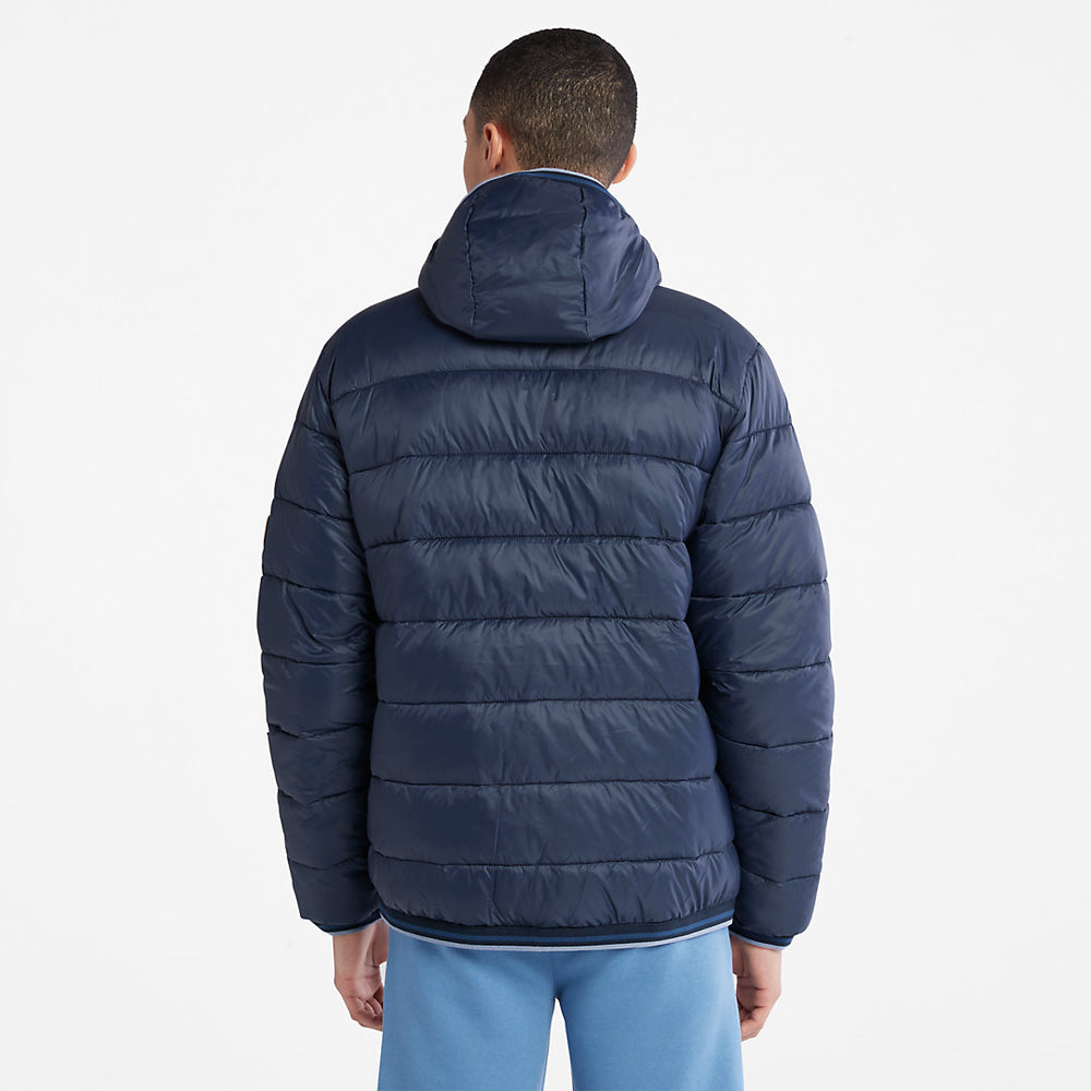 Garfield Hooded Puffer Jacket for Men in Navy Timberland US