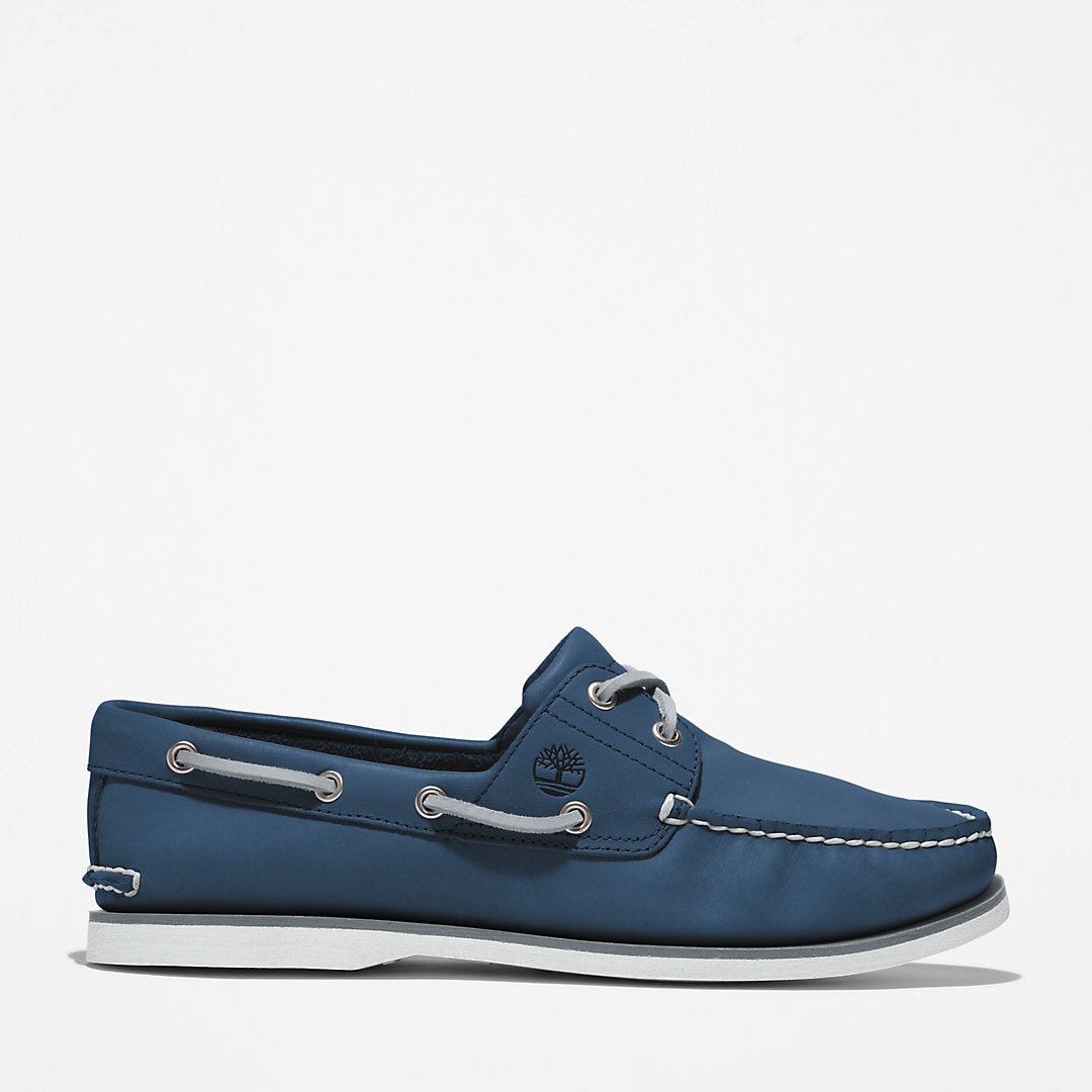Timberland® 2-Eye Classic Boat Shoe for Men in Navy Timberland Outlet