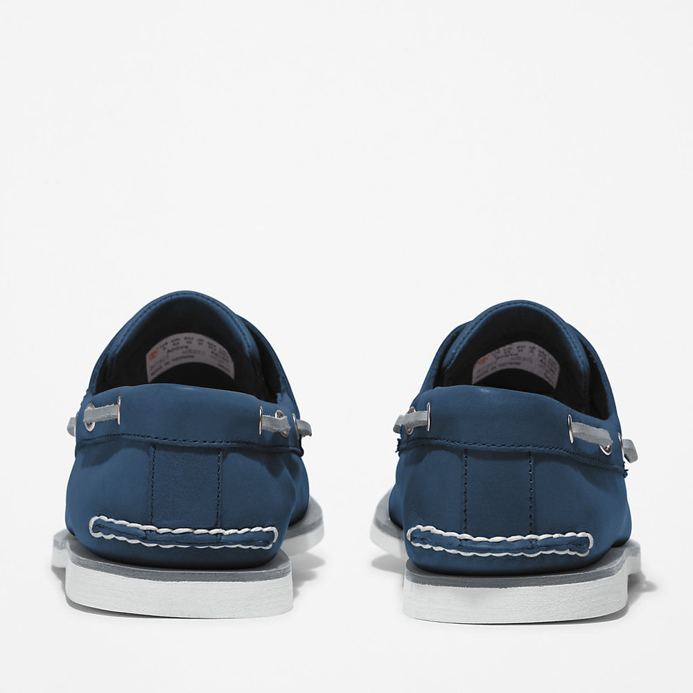 Timberland® 2-Eye Classic Boat Shoe for Men in Navy Timberland Outlet