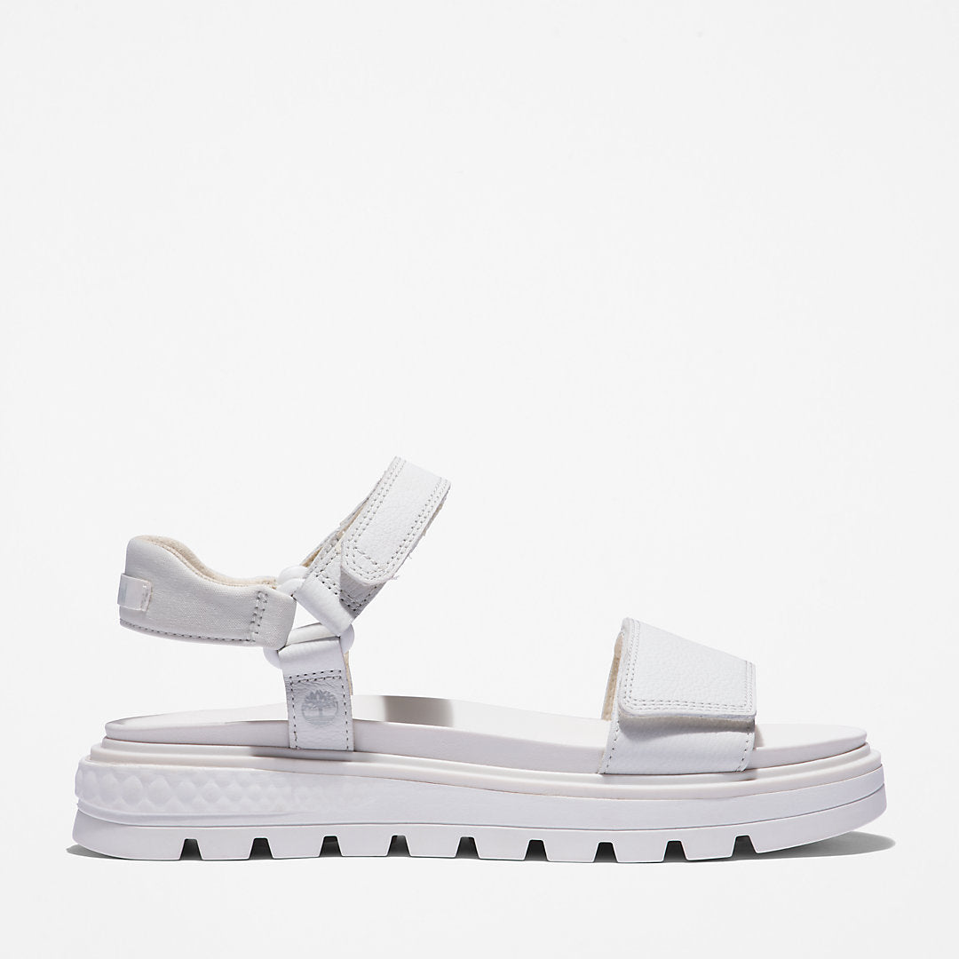 Ray City Ankle Strap Sandal for Women in White Timberland Discount
