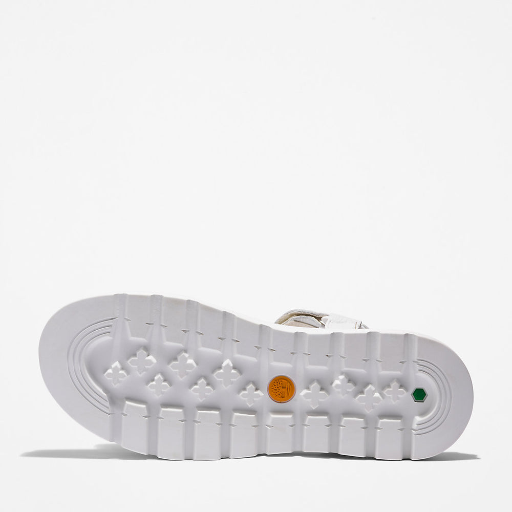 Ray City Ankle Strap Sandal for Women in White Timberland Discount