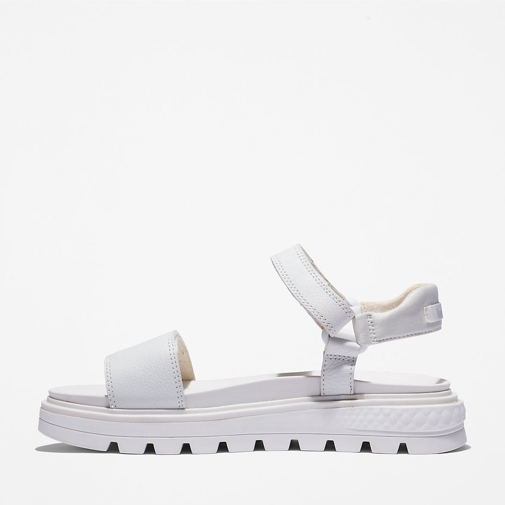 Ray City Ankle Strap Sandal for Women in White Timberland Discount