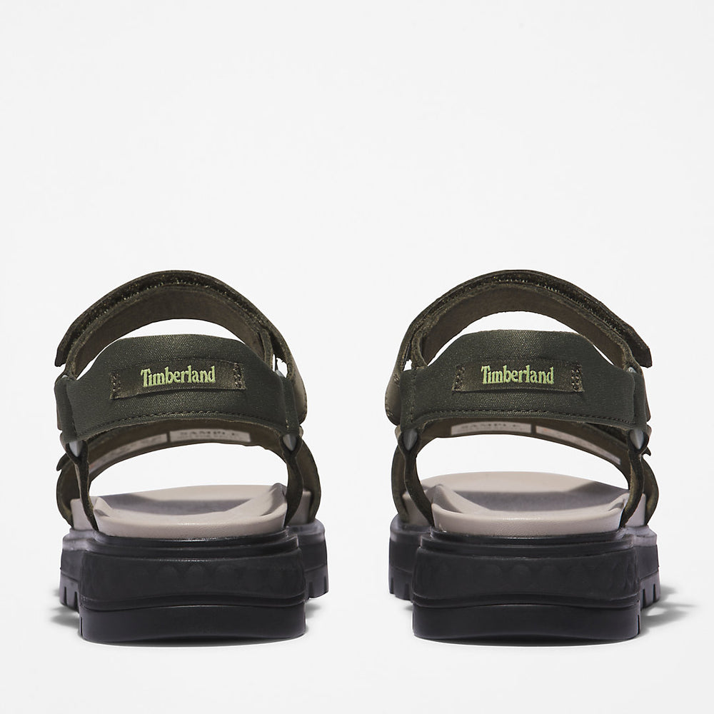 Ray City Ankle Strap Sandal for Women in Dark Green Timberland US
