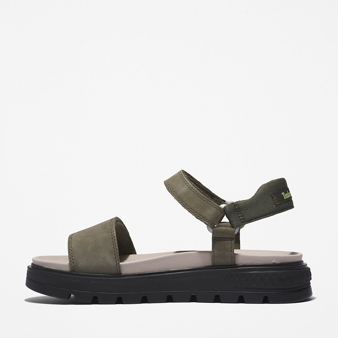 Ray City Ankle Strap Sandal for Women in Dark Green Timberland US