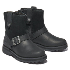 Courma Kid Side-zip Winter Boot for Youth in Black Timberland Outlet
