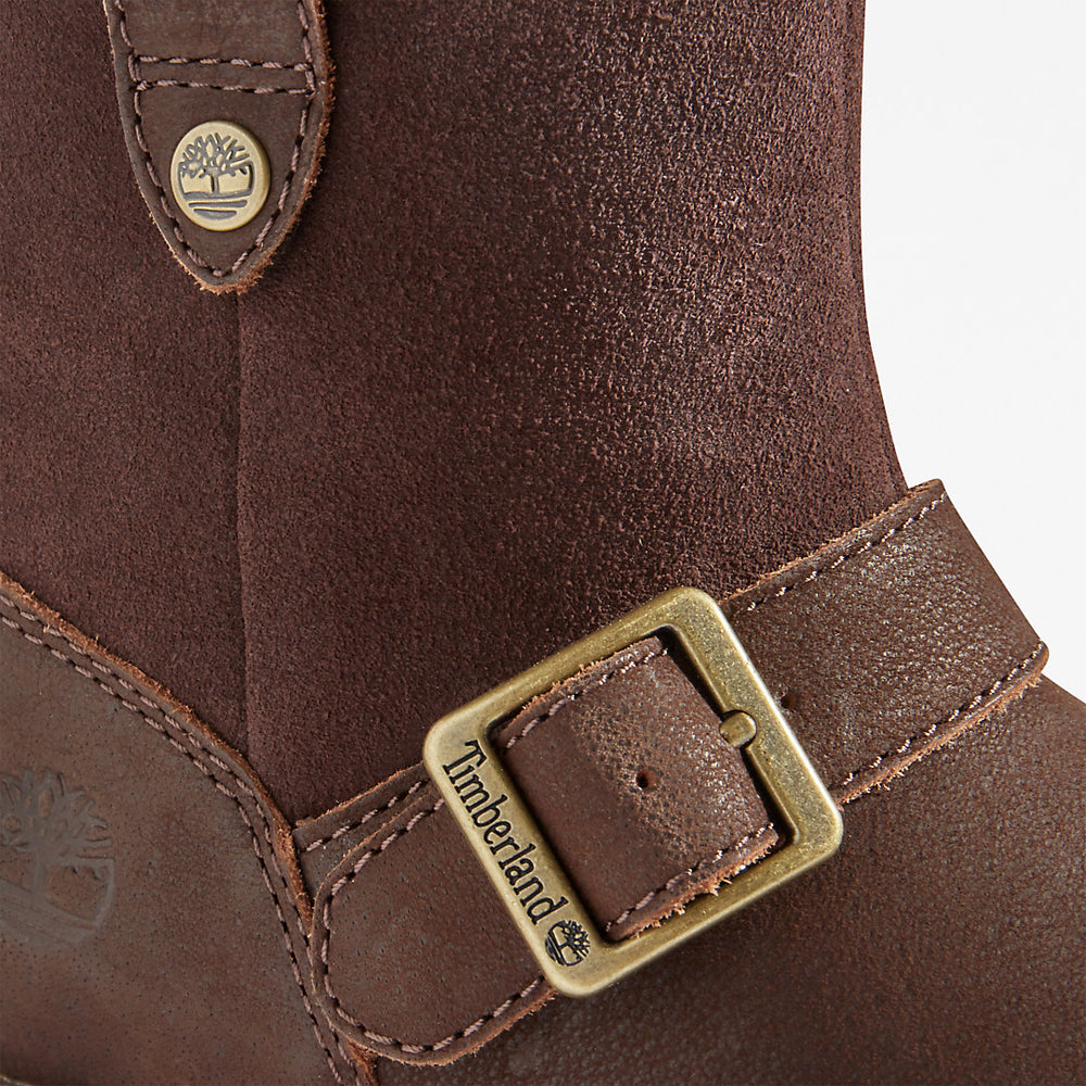 Courma Kid Side-zip Winter Boot for Youth in Dark Brown Timberland Online