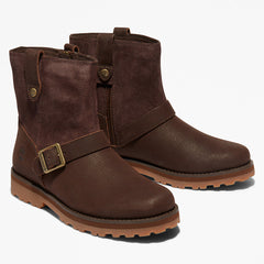 Courma Kid Side-zip Winter Boot for Junior in Dark Brown Timberland Discount