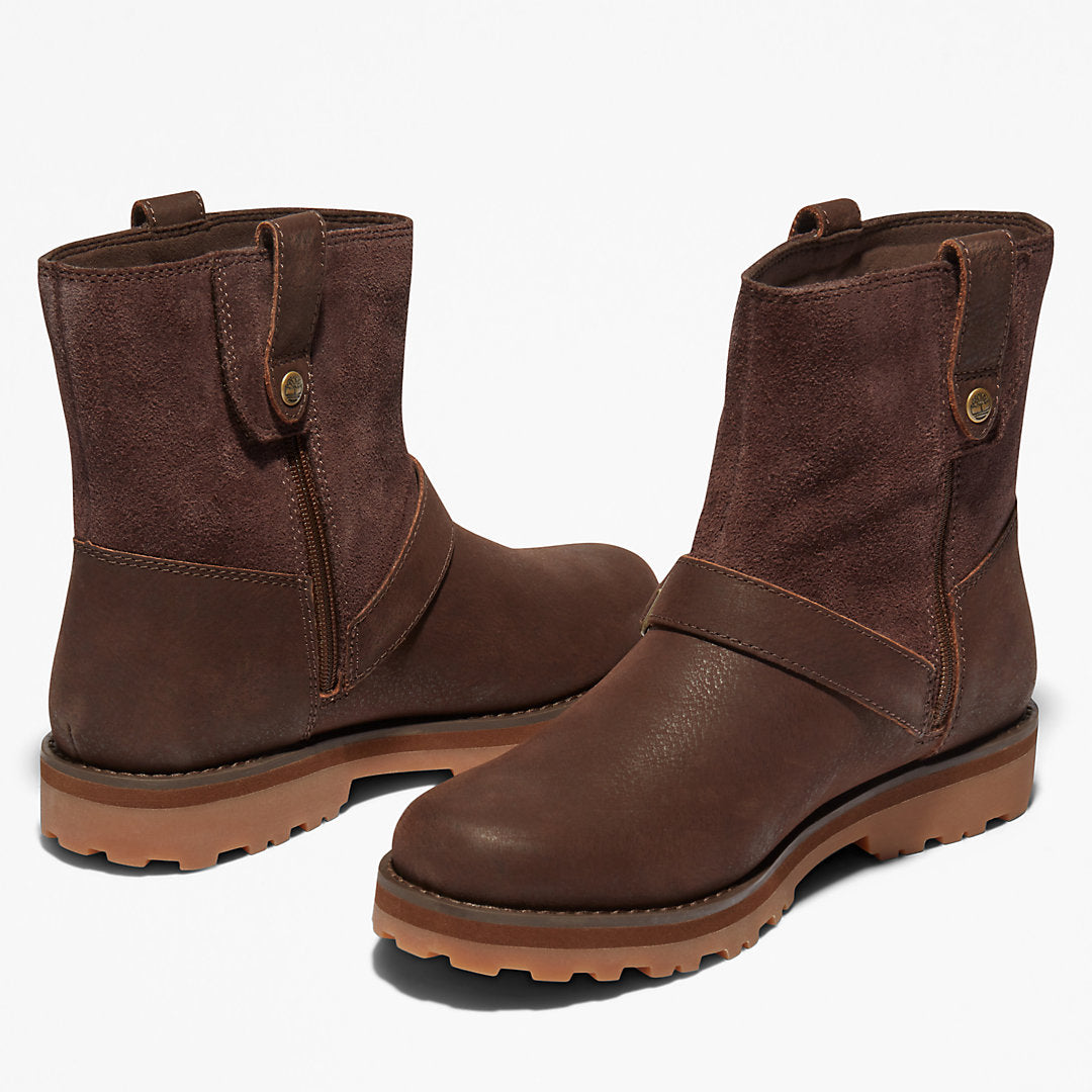 Courma Kid Side-zip Winter Boot for Junior in Dark Brown Timberland Discount