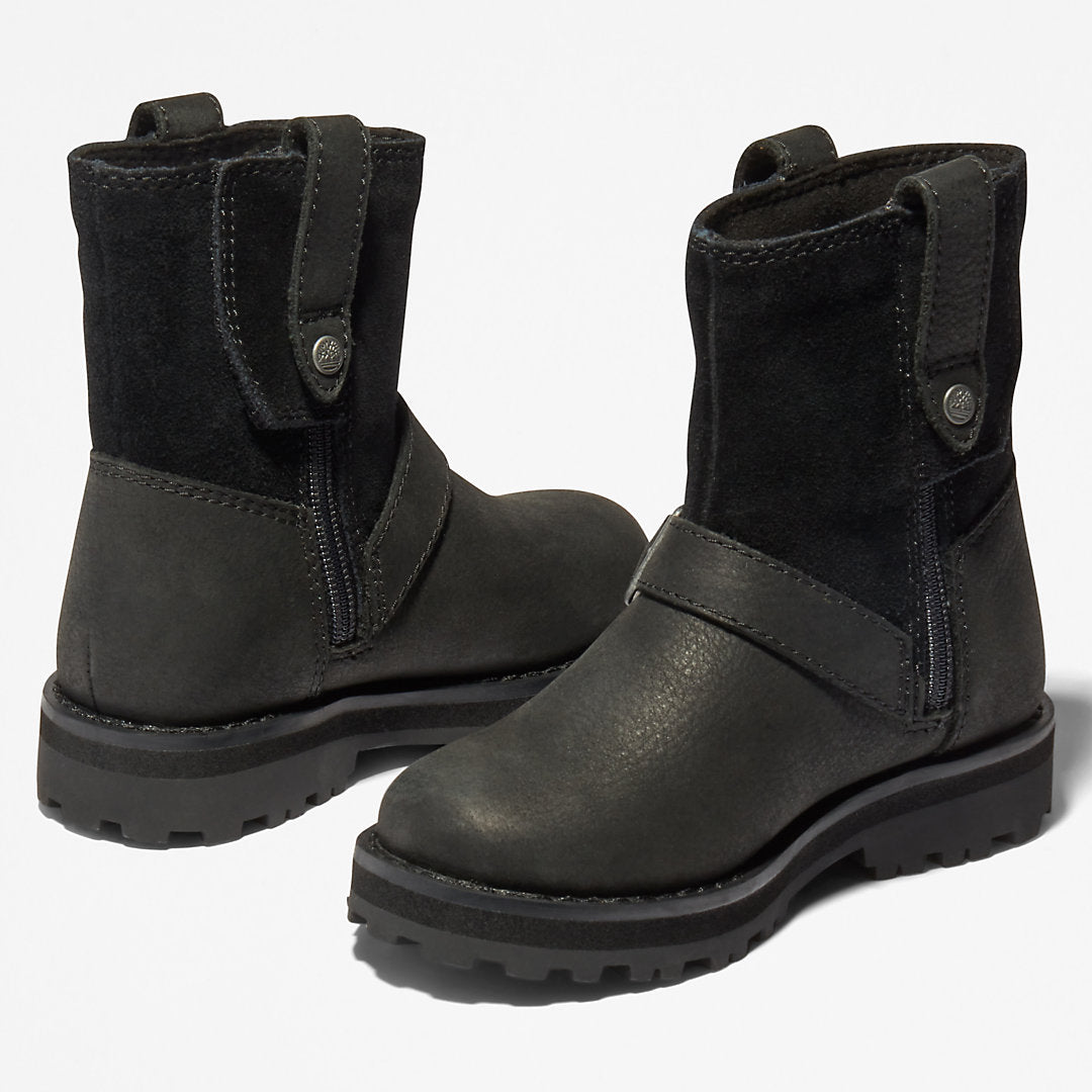 Courma Kid Side-zip Winter Boot for Toddler in Black Timberland US