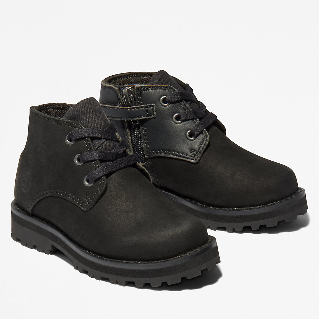 Courma Kid Chukka Boot for Toddler in Black Timberland US