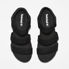 Malibu Waves Ankle-strap Sandal for Women in Black Timberland Outlet