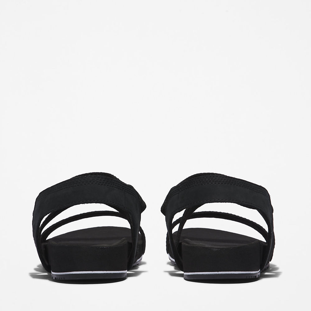 Malibu Waves Ankle-strap Sandal for Women in Black Timberland Outlet