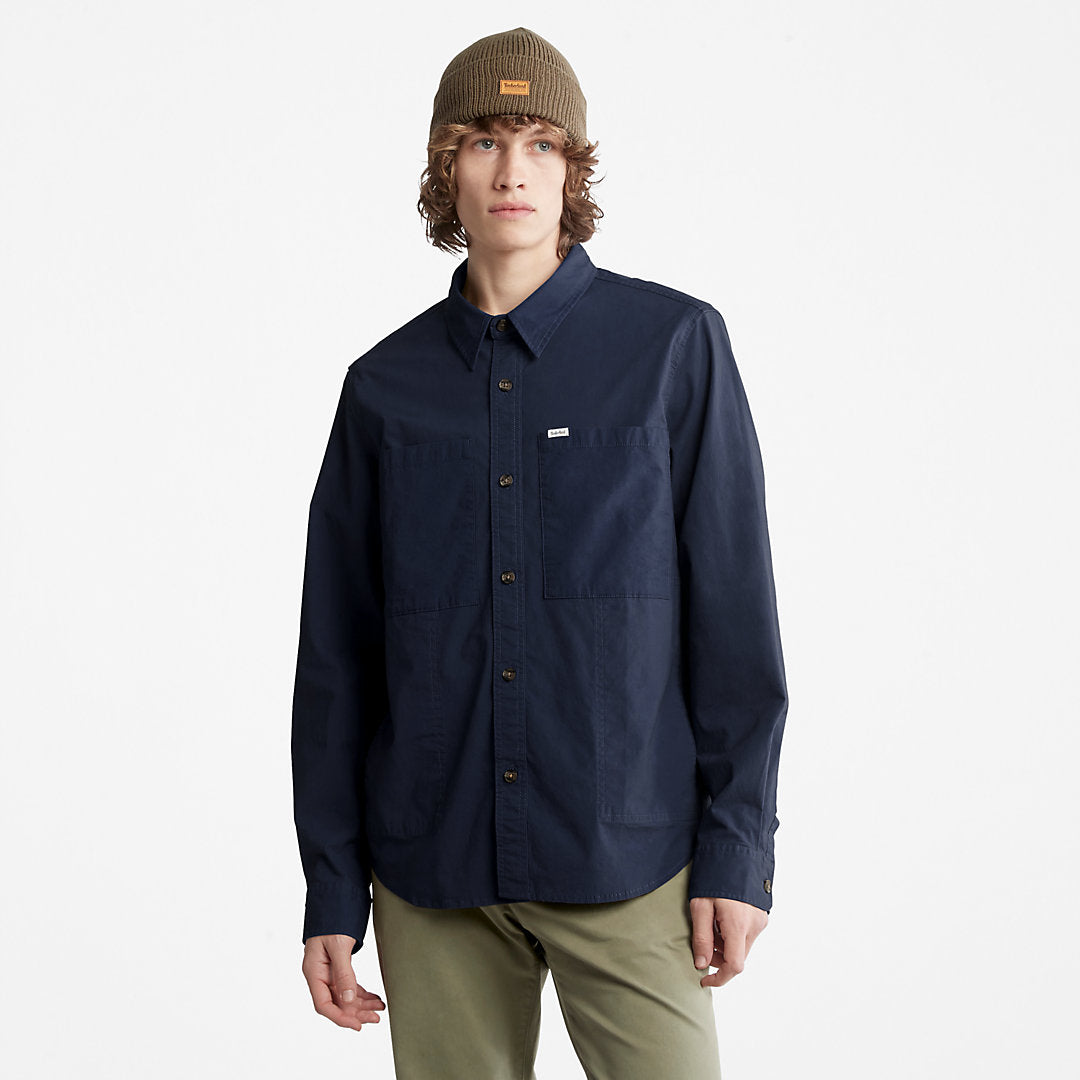 Outdoor Heritage Overshirt for Men in Navy Timberland On Sale